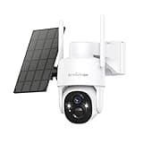 Armorcope Solar Security Cameras Wireless Outdoor,360ยฐ View Battery Powered with Spotlight Color Night Vision,2K WiFi Home Security,PIR Sensor,Wireless Easy Install, 2.4 GHz Wi-Fi