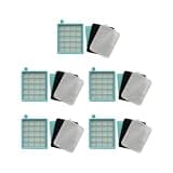 HEPA Filter ,Compatible For Philips Power Pro Active FC8058 / 01 And Compact Vacuum Cleaner FC8470 FC8471 FC8472 FC8473 FC8474 FC8475 FC9525