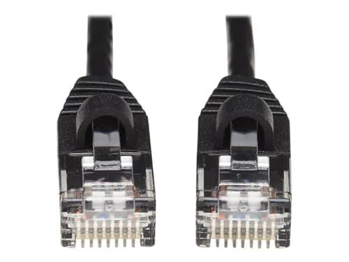 Eaton Tripp Lite N261-S15-BK Cat6a 10G Slim Snagless Ethernet Patch Cable, RJ45 M/M, 15 ft Black, 28AWG UTP, 650MHz Gold-Plated Connectors Cloud Care Pre-Configured Bundle Eligible (1 Pack)