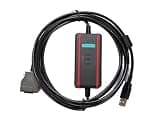 DXLBYJZKC 1pcs Suitable for PLC Programming Cable USB-CIF02+ Download Cable CPM1A/2A/CQM1/C200HS PLC Data Line