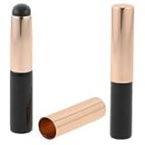SOESFOUFU 1pcs Lip Brush Cover Portable Silicone Lipstick Applicator Makeup Tool for Lip Gloss and Concealer for Travel and Everyday Use Black