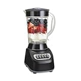 Smoothie Blender For Kitchen, 48 Oz Jar For Smoothies And Shakes, Black - Redesigned Construction Minimizes Airflow Noise During Operation For A Quieter Blending Experience When Noise Matters