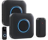 Satisure Wireless Doorbell Chime Video Doorbell Extender - Compatible with Blink Video Doorbell and Blink Video Doorbell (2nd Gen) (1 Video Doorbell Extender 2 Receiver)