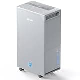 DECIUU 5000 Sq.Ft Energy Star Most Efficient 2024 Dehumidifier, Max 100 Pint Moisture Removal, Auto Defrost, Drain Hose, Smart Humidity Control for Basement, Home, Garage, Bathroom, Laundry Room