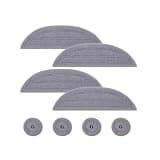 RMWIN-Vibrations Mop Cloths + Edgewise Mop Cloths ,Compatible For Roborock S8 Max Ultra / S8 Maxv Ultra Robot Vacuum Cleaner Accessories