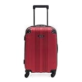 Kenneth Cole REACTION Out of Bounds Lightweight Hardshell 4-Wheel Spinner Luggage, Scarlet Red, 20-Inch Carry On