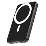 podoru for Magsafe Power Bank, 10000mAh Magnetic Portable Charger with 22.5W PD Fast Charging USB-C Cable LED Display Wireless Battery Pack for iPhone 17/16/15/14/13/12 Series-Black