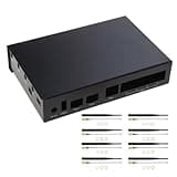 Metal Case Enclosure for Banana PiR3 OpenSource Router Board Shielding with 8 WiFi Antennas Heatsinks Metal Case with