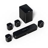 ULTIMEA Aura A40 Smart TV Audio System, 330W Surround Sound Speaker Bar with Subwoofer and 4 Satellite Speakers, 7.1 Channel Home Theater Setup, Bluetooth/App Supported