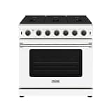 36 Inch Professional Liquid Propane Range in White