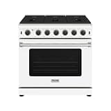 36 Inch Professional Liquid Propane Range in White
