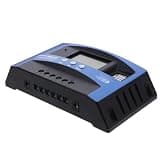 GRADENEVE Mppt Solar Charge Controller Advanced Mppt Technology Efficient Charging Performance PVC Material Solar Panel Battery Regulator Outdoor Lighting