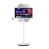 HORION 32" Portable Smart TV Monitor with Wheels, Movable Google TV, No Battery, Non-Touchscreen