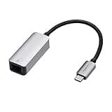 Amazon Basics Aluminum USB-C to RJ45 Gigabit Ethernet Adapter, Portable, Fast Network, Grey, 2.07 x 0.81 x 0.6 inches