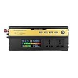 EHSOLZXBE Modified Sine Wave Inverter 3000/4000/5000/6000W LCD Digital Display Power Inverter Voltage Transformer Converter 12/24V to 220V(5000W,12V)