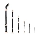 SMARTWOODI Recorder Set RS-605B Black & Ivory (Bass, Tenor, Alto, Soprano, Sopranino, & Garklein)