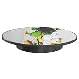 MotiveTech Electric Rotating Display Stand USB Powered Rotating Display Turntable Photo Gear for Online Sellers, Product Photography, Video Filming, Mirror Black, 2668-20cm