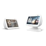 Like-New Amazon Echo Show 5 (newest model) with Adjustable Stand with USB-C Charging Port | Glacier White