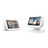 Like-New Amazon Echo Show 5 (newest model) with Adjustable Stand with USB-C Charging Port | Glacier White