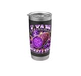 I Yam What I Yam Bootleg Meme Ube Pun Purple Yam Dad Joke Stainless Steel Insulated Tumbler