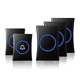 ONMYJFD Doorbell Battery Remote Button Receiver US EU UK Plug Home Call Bell Smart Waterproof