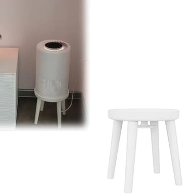 Air Purifier Base Stand Compatible with Levoit Core 200S – Stable Support Base Design with Cable Management & Raised Mount Holder (White)