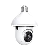 Xparkin Light Bulb Security Camera -2.4GHz WiFi 1296p Security Cameras Wireless Indoor Outdoor Motion Detection and Alarm,Two-Way Talk,Color Night Vision...