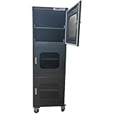 EQCOTWEA 192Gal/728L Electronic Dry Cabinet with 1-10% RH Humidity Range, Camera Dry Cabinet with Digital Display & Steel for Laboratories, Workshops 110V 8W