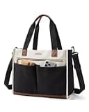 mommore Canvas Diaper Bag Tote Stylish Mommy Baby Hospital Bag