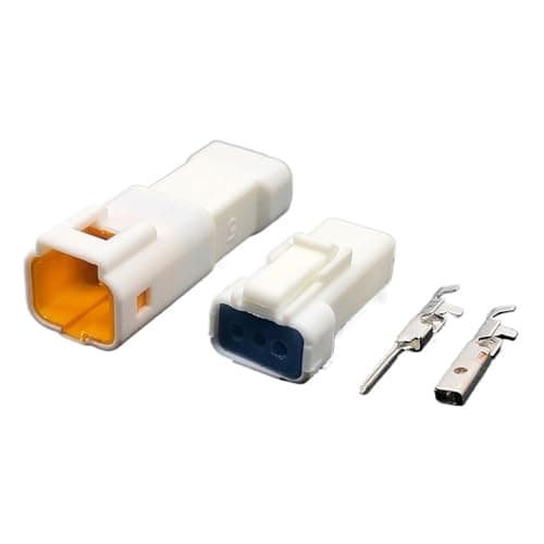 automotive electrical connectors 1 Set 2 3 4 6 8 Pin JST JWPF Automotive Wa*/ter/*proof Cable Connector Socket 0.7 MM Male and Female Butt Pl/*ug compatible with the JST06R-JWPF-VSLE JST06T-JWPF-VSLE(