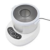5L Dough Kneading Machine, Electric Dough Maker with Ferment Function Stainless Steel Flour Kneading Machine for Home Kitchens, Small Bakeries and Noodle Shops (Blue)