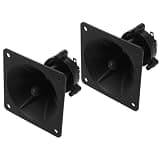 TOYANDONA 2pcs Portable Box Speaker Tweeter Replacement, 3-inch 85x85mm Square Enclosure Tweeter Driver with Lightweight Plastic and Alloy Material for Home and Gatherings Audio