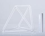 TBLOTYD 5-12 Inch Clear Crystal Quartz Pyramid/Mokaba/Merkaba,Stress Reduction Corner Stand Percussion Instrument Forsound Therapy Meditation Yoga A,8 inch