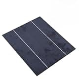Jenivaint Portable Solar 6V Solar Charger Panel with Grade A Monocrystalline Silicon, High Conversion, Compact Size, Lightweight Design for Garden Lights Outdoor Battery Charging