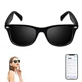 AI Smart Glasses for Men Women, Real-Time Translation Glasses with ChatGPT, Wireless Bluetooth 5.3, UV Protection Polarized Smart Sunglasses with 160+ Languages, Ideal for Travel Study & Business