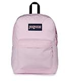 JanSport SuperBreak One Backpack - Durable, Lightweight Bag with 1 Main Compartment, Front Utility Pocket with Built-in Organizer, Premium Backpack, Pink Ice