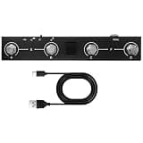 HaeKap 4 Button Wireless MIDI Footswitch - Bluetooth Controller with App Customization for DAW & Live