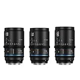 1.33x Full Frame Auto Focus Anamorphic Cine Lens 50mm 75mm 100mm T1.8 Fast Aperture, Compatible for Sony E Nikon Z L,for Photography(Blue Flare,75MM_E-Mount(FE))