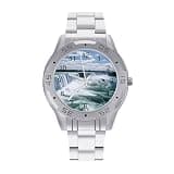 FekiLoot Watch for Men Big Face Stainless Steel Wrist Watch Personality