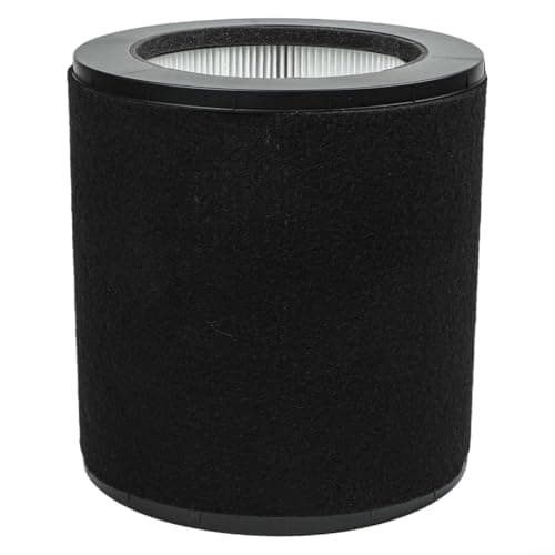 Deskbloom Replacement Activated Carbon Filter for TaoTronics TT-AP008 Air Purifier, Easy Installation Kit, Fits TT-AP008