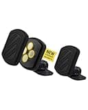 Scosche MXDM Magnetic Phone Holders for Your Car, Dashboard Cell Phone Holder with Extra Strong Magnet and Thick Metal Plate, Car Mount Cellphone Stand Compatible with iPhone, Samsung and More, 2 Pack