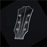 Transparent Acrylic Guitar Headstock Mold For TELE/TL/MD Guitars Guitar Tool Kit(TL)