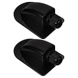 COLLBATH 2pcs Waterproof Cable Entry Gland for Boats and Rvs, Black Abs Solar Panel Wire Protector with Reliable Connections and Easy Installation for Outdoor Use