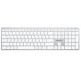TECKNET Backlit Bluetooth Keyboard for Mac, Multi-Device Rechargeable Quiet