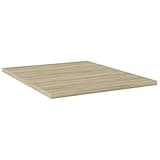 KGHFDVB Engineered Wood Bookshelf Boards 8 Pcs, Sonoma Oak 15.7x19.7x0.6 Inch Storage Shelf Panels for Additional Space