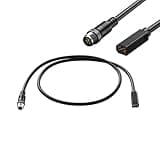 KWRNVO Ethernet Cable for Humminbird Fish Finders 720074-1 AS EC QDE for Humminbird Helix 15, 12, 10, 9, 8 & 7 G2N, G3N, G4N Models, 5-Pin to 8-Pin, 1.6FT