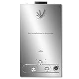 18L LPG Propane Water Heater, with Winter and Summer Mode,Wall Mounted 36KW Gas Boiler Without Tank Instant Water Heater,Liquid Petroleum Gas Water Heater,Hot Water Outlet 18L/min (12L)
