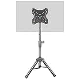 Monitor Arms Tv Stand Desktop Tv Stand with 360 ° Rotation and Adjustable Height Desktop Tv Base, Mobile TV Wall Mount, Exhibition Stands, for 20-32 Inch Slim Tvs