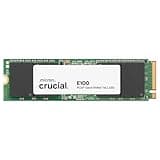 Crucial E100 SSD 480GB M.2 NVMe PCIe Gen4 Internal SSD, Up to 4,700MB/s, Laptop & Desktop Compatible - CT480E100SSD8