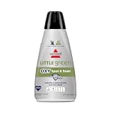 BISSELL Little Green Spot & Stain Cleaning Solution with OXY and StainProtect, for All Leading Portable Carpet & Upholstery Deep Cleaners, Instantly & Permanently Removes Stains, 2038G, 32oz